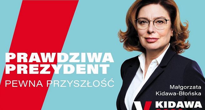„Prawdziwa prezydent, pewna przyszłość” hasłem wyborczym Małgorzaty Kidawy-Błońskiej