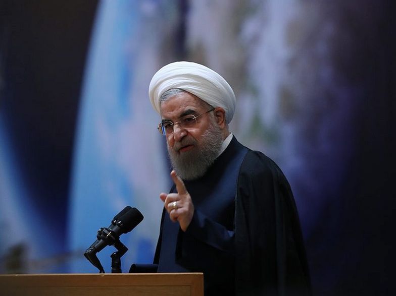 Na zdjęciu prezydent Iranu Hassan Rowhani
