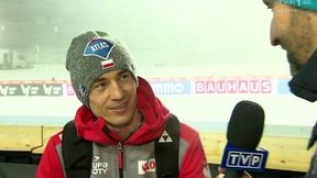Kamil Stoch: bałem się o nogę, ale było w porządku