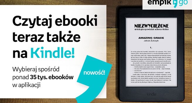 Aplikacja Empik Go dostępna na czytnikach marki Kindle