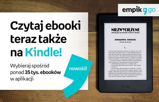 Aplikacja Empik Go dostępna na czytnikach marki Kindle