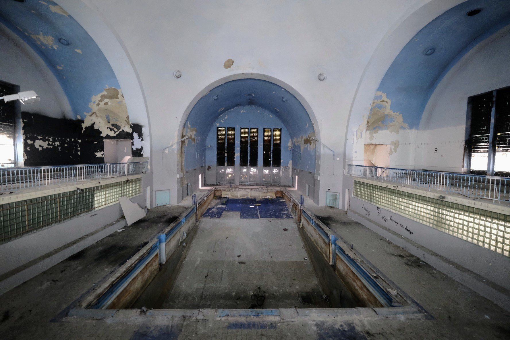 Wnętrze Synagogi w Poznaniu z 2024 roku.