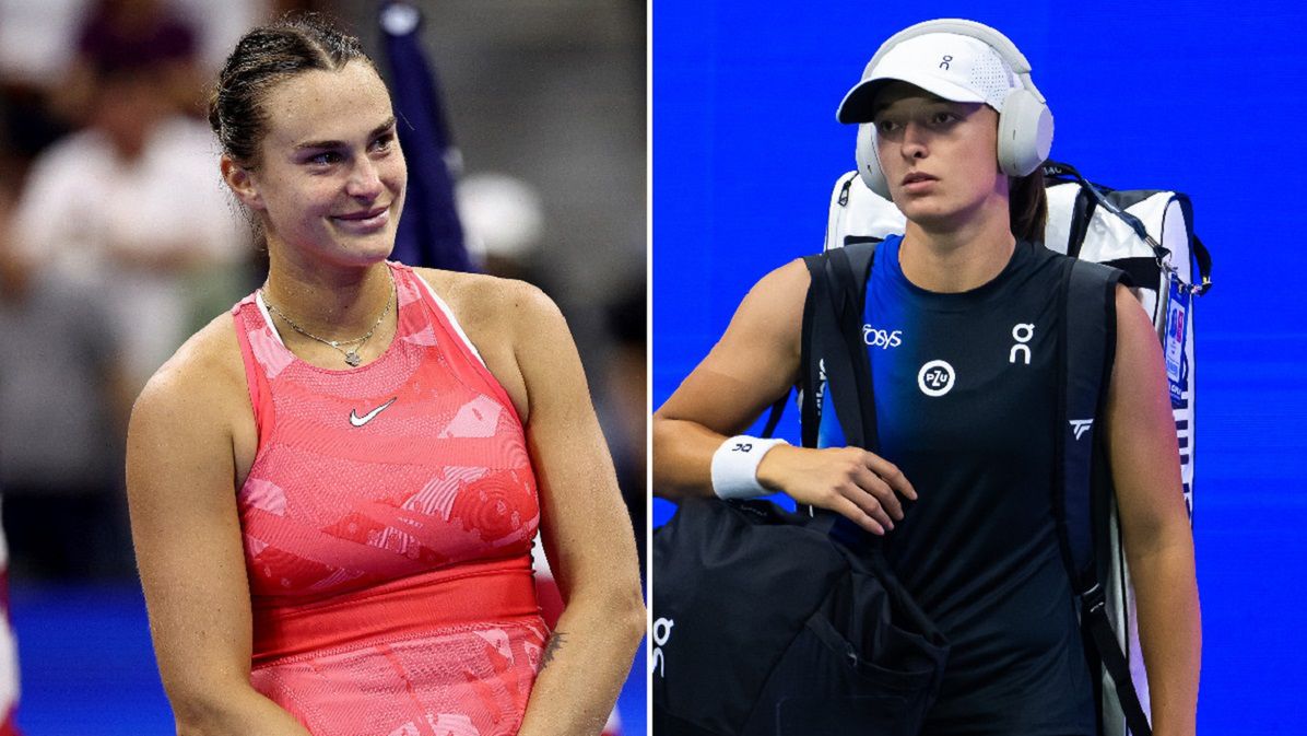 Getty Images / Elsa / Robert Prange / Aryna Sabalenka i Iga Świątek