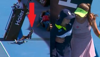 Szokujące sceny na korcie