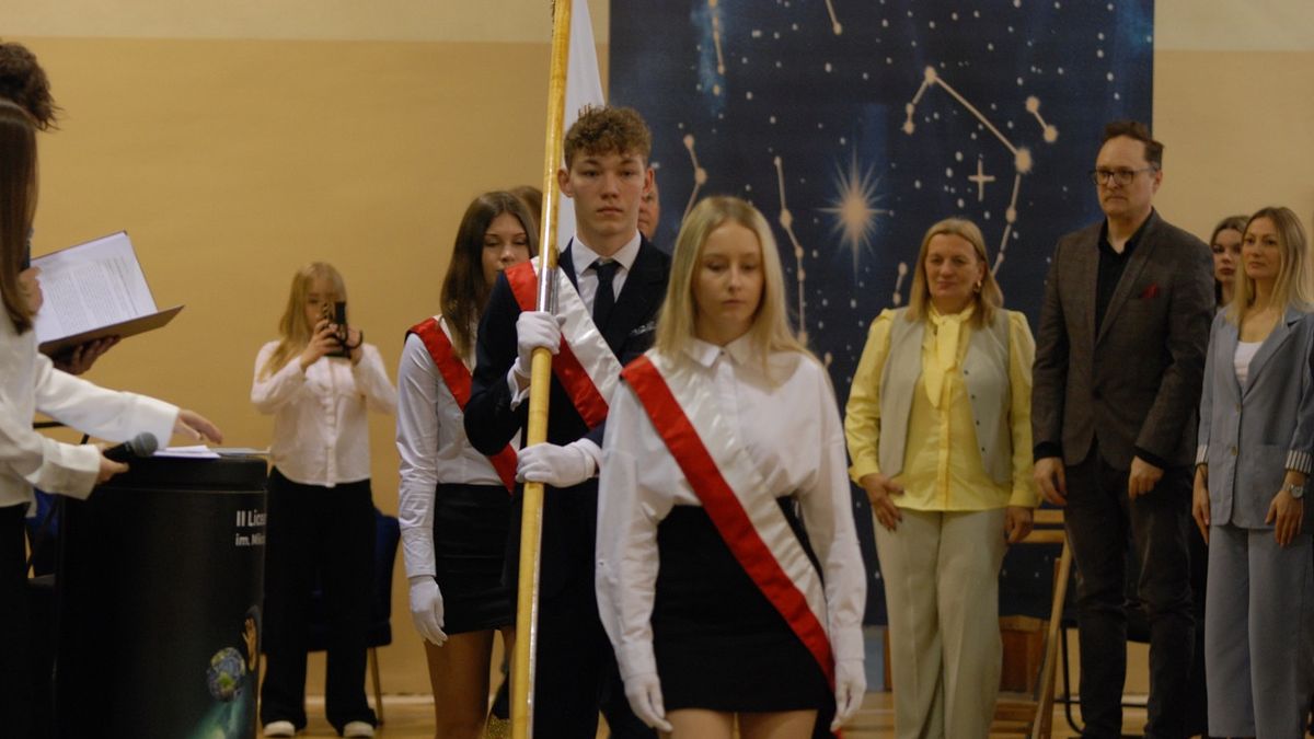 zakończenie roku klas maturalnych w II LO we Włocławku