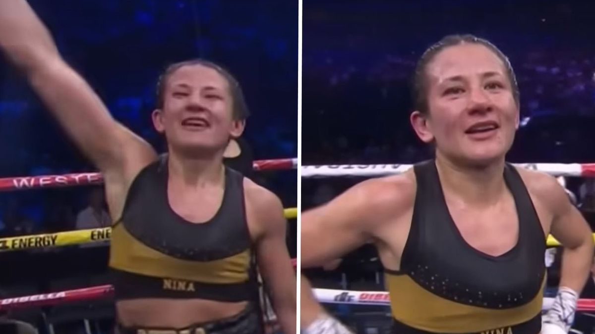 Zdjęcie okładkowe artykułu: YouTube / Sky Sport Boxing / Nina Hughes przed i po zmianie werdyktu