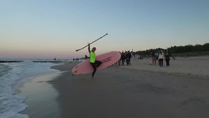 Skrót z mistrzostw Polski w SUP Wave oraz Surf Pikniku podczas ERGO Hestia Polish Surf Challenge 2017 (WIDEO)