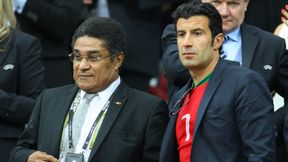 Portugalczyk Luis Figo przywiózł do Warszawy trofeum Ligi Mistrzów