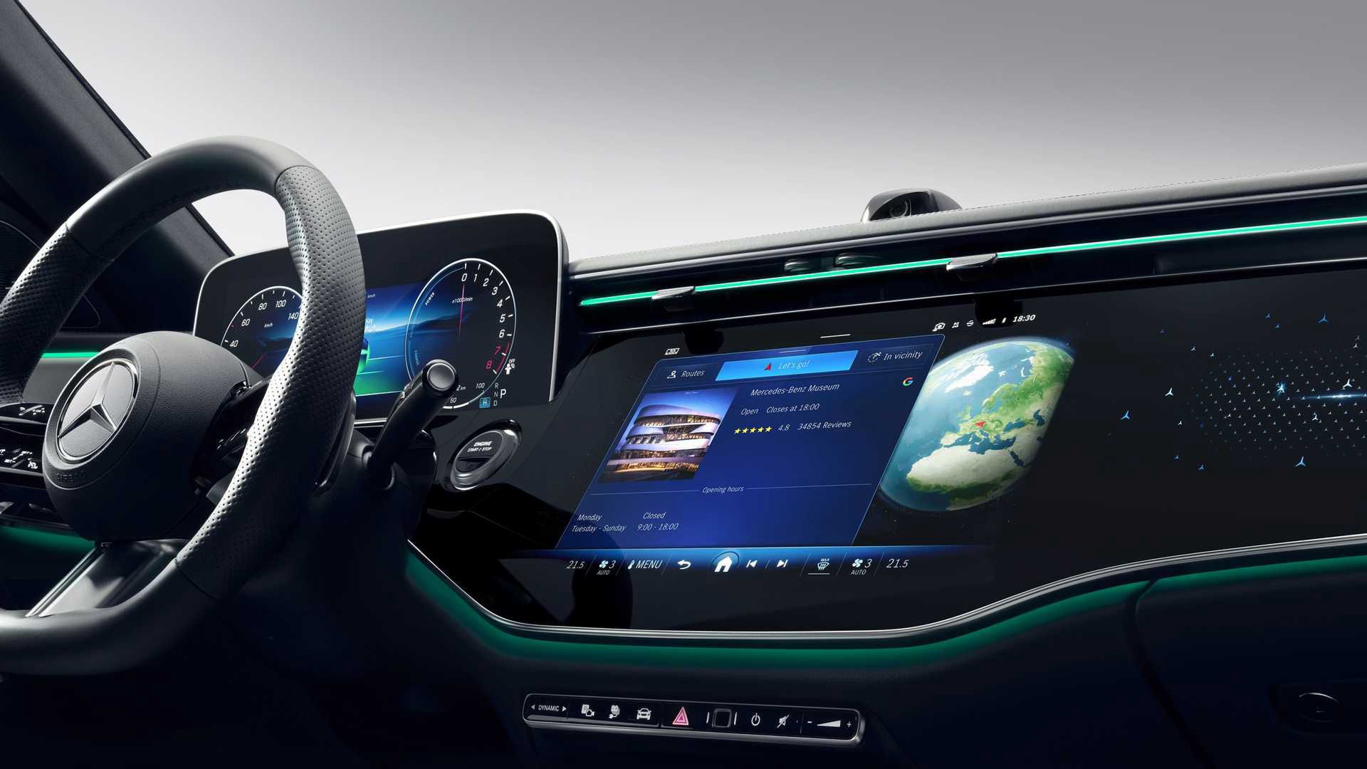 Nowy Mercedes Klasy E - wnętrze