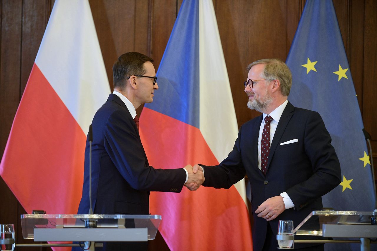 Morawiecki w Pradze: inflacja nie jest spowodowana przez rząd