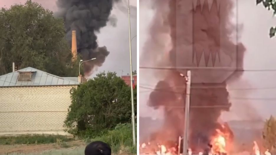 Ukraińskie drony uderzyły w energetyczne obiekty w Rosji