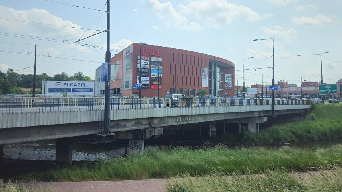 Most na Bystrzycy w ciągu al. Unii Lubelskiej w Lublinie