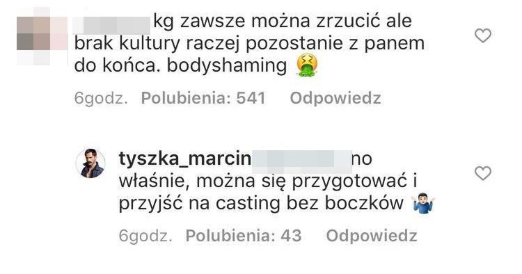 Marcin Tyszka skrytykowany za nieelegancki żart