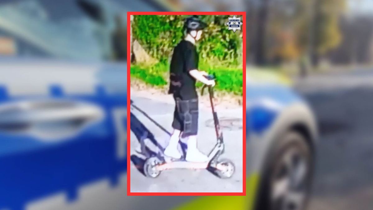 Policja szuka kierującego hulajnogą. Rozpoznajesz?