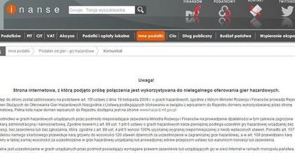 Ministerstwo Finansów chce blokować nielegalne strony. Zaczęło od... siebie