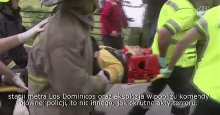 Prezydent Bachelet nazwała wybuch w stacji metra aktem terroru