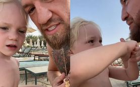 Conor McGregor uczy syna jak bić: "Uderzył cię? Oddaj mu. Uderz go w usta"