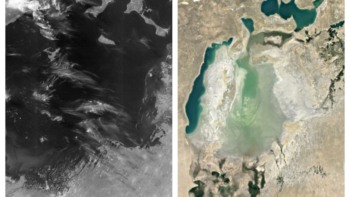 Zdjęcie dnia. Jezioro Aralskie znika na naszych oczach 1