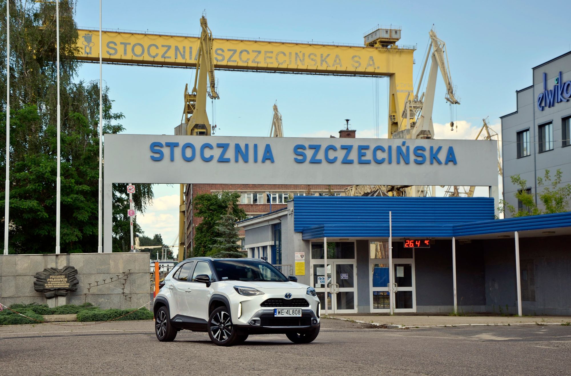To zdjęcie jest tylko dowodem na to, że naprawdę tam dojechałem. Chyba trudno o bardziej symboliczną lokalizację dla miasta Szczecin
