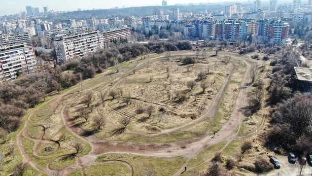 Obiekt z lotu ptaka, maj 2021.