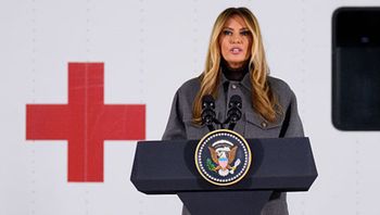 Melania Trump zwróciła się do protestujących w Minneapolis. "Proszę"