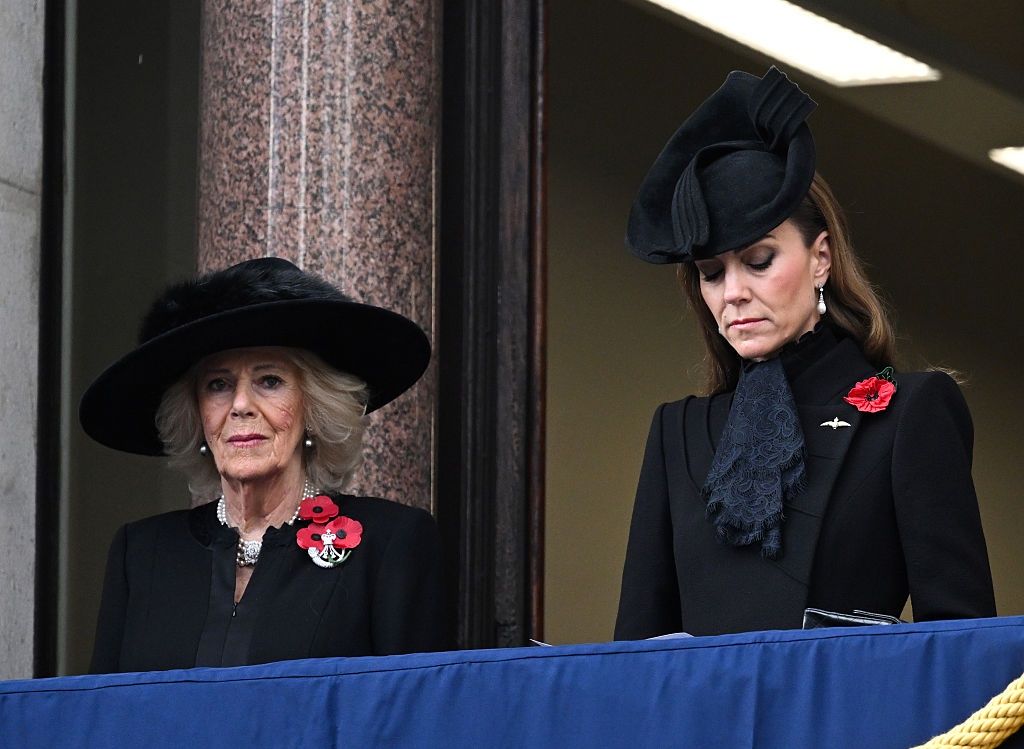 Królowa Camilla i księżna Kate