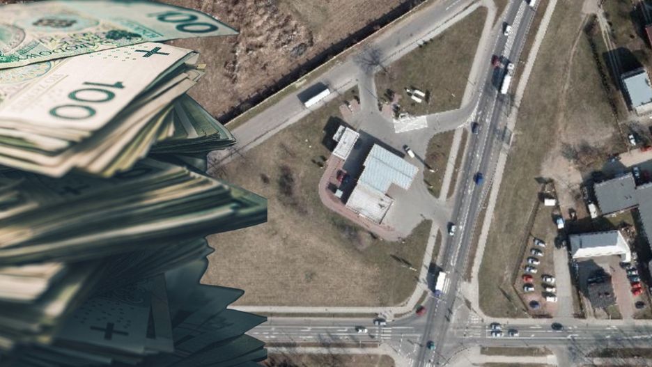 W ostatnim okresie Tarnobrzeg wystawił na przetargi kilka bardzo atrakcyjnych nieruchomości, położonych w centrum miasta. Fot. Geoportal / canva