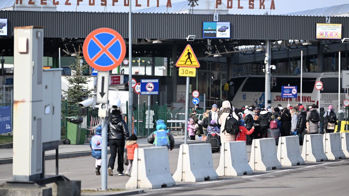 Medyka to jedno z przejść granicznych z Ukrainą, gdzie granicę przekracza najwięcej uchodźców
