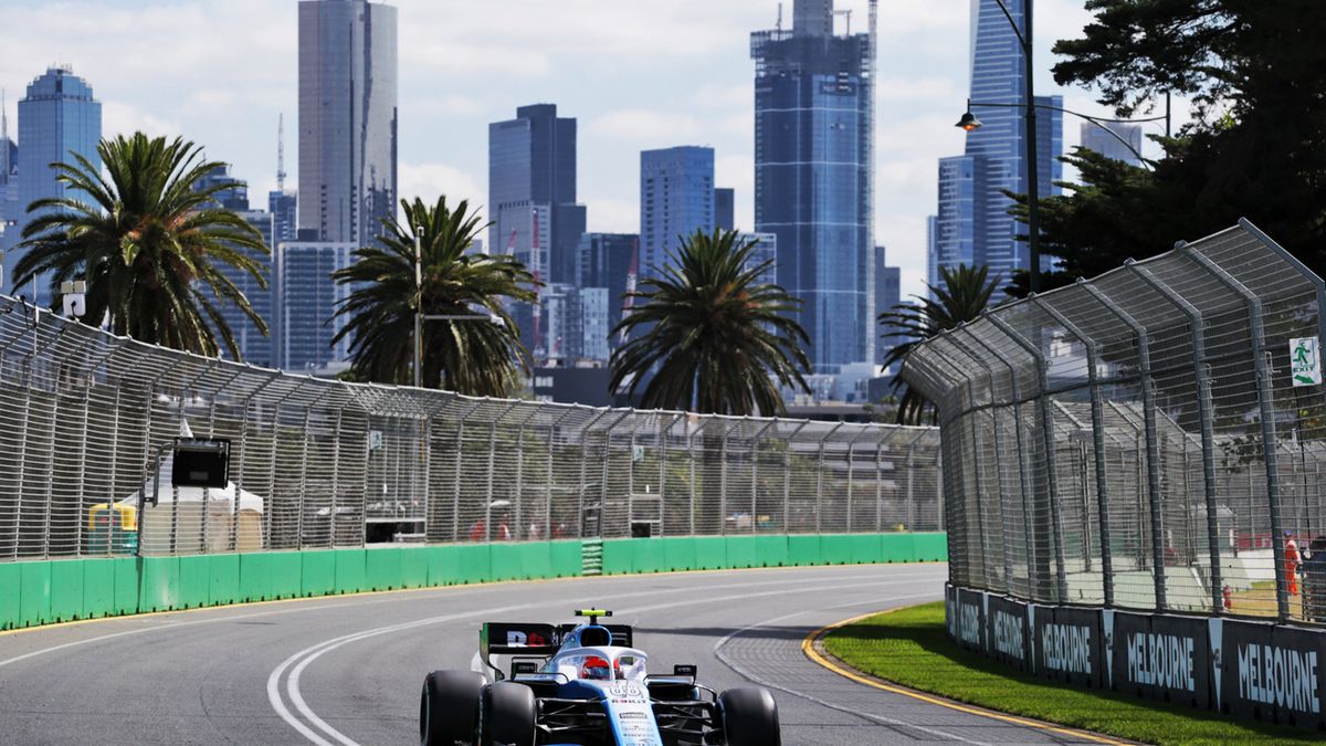 Robert Kubica na torze w Australii