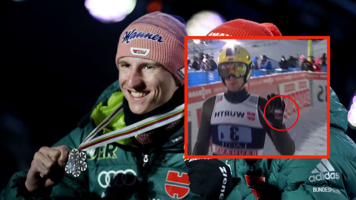 Zdjęcie okładkowe artykułu: Getty Images / Getty Images/Eurosport / Karl Geiger (z lewej) broni rosyjskich skoczków narciarskich. Czyżby zapomniał już o tym, jak Jewgienij Klimow zachowywał się kilka dni po rozpoczęciu wojny w Ukrainie?
