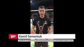 Kamil Semeniuk wybrany Siatkarzem Roku w plebiscycie WP Sportowe Fakty!