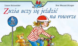 Mądra Mysz. Zuzia uczy się jeździć na rowerze