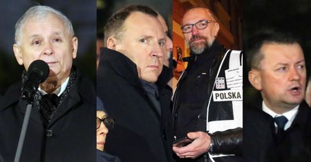Kaczyński, Kurski i... Kijowski na obchodach 90. miesięcznicy smoleńskiej. "Smoleńsk - PAMIĘTAMY!" (ZDJĘCIA)