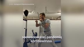 #dziejesiewsporcie: sportowcy trenują w domowej kwarantannie. McGregor ćwiczy ciosy