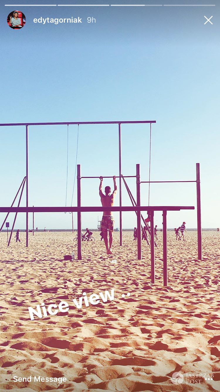 Edyta Górniak pokazała zdjęcie z plaży na Instastory