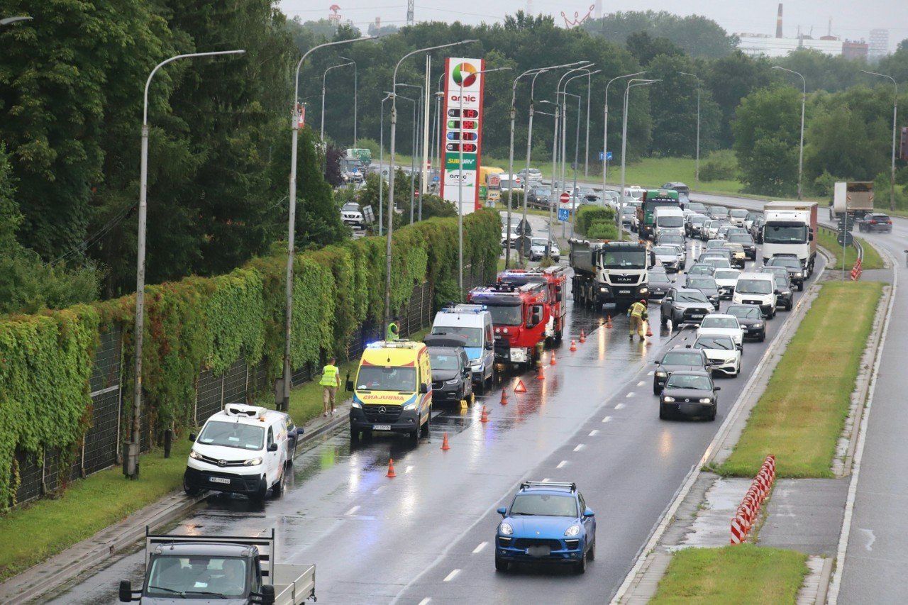 Wypadek na al. Sobieskiego we Wrocławiu