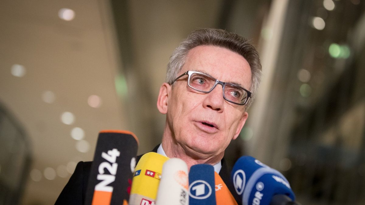 Minister spraw wewnętrznych Niemiec Thomas de Maiziere