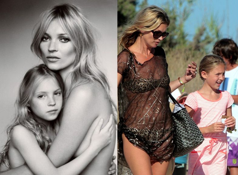 Kate Moss i Lila Grace