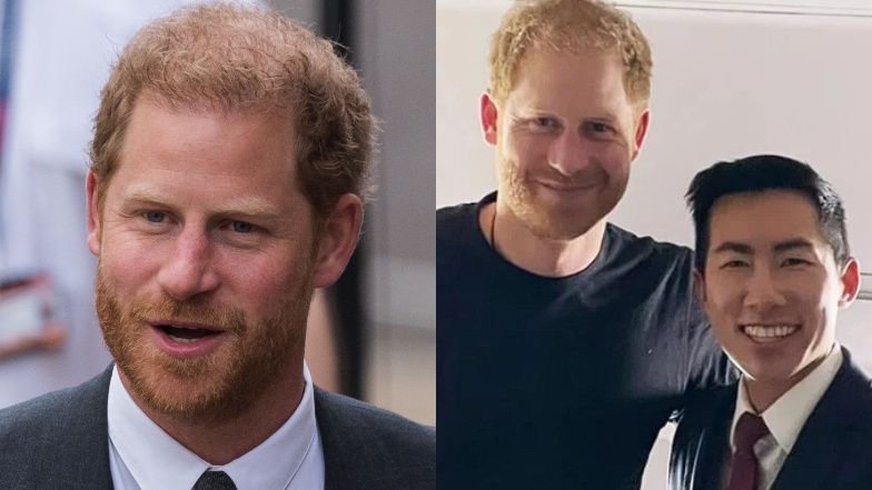 Książę Harry ze stewardem