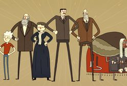 Maria Curie-Skłodowska w internetowej kreskówce
