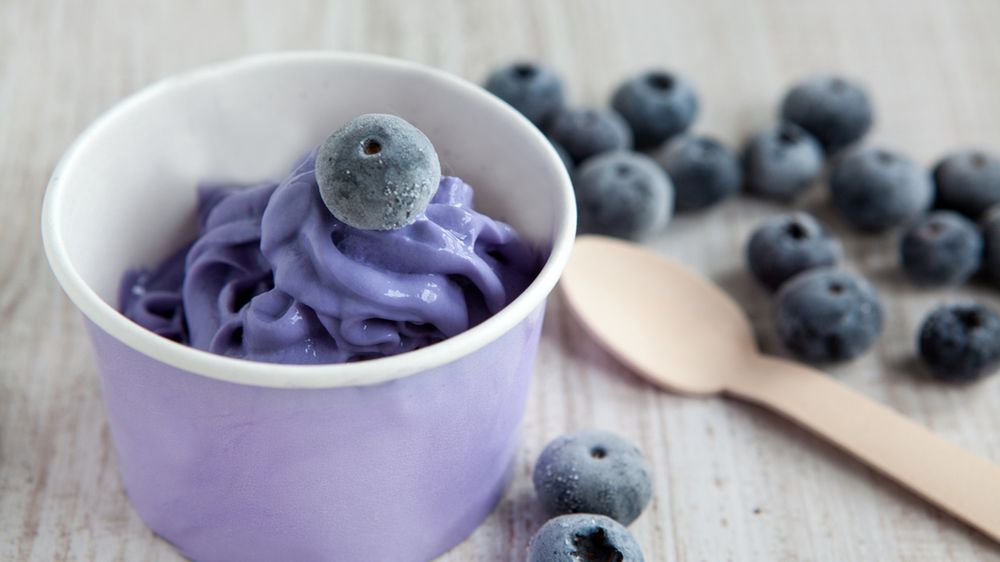 Mrożony jogurt (wszystkie smaki poza czekoladowym) o obniżonej zawartości tłuszczu