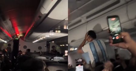 Pilot zakpił z argentyńskich kibiców. Na pokładzie samolotu wybuchła euforia