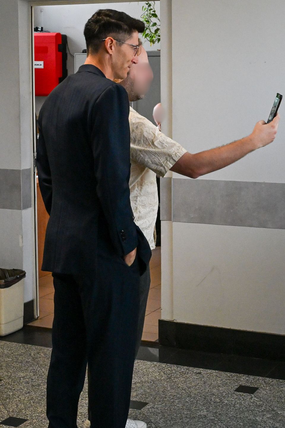 Anna i Robert Lewandowscy w sądzie