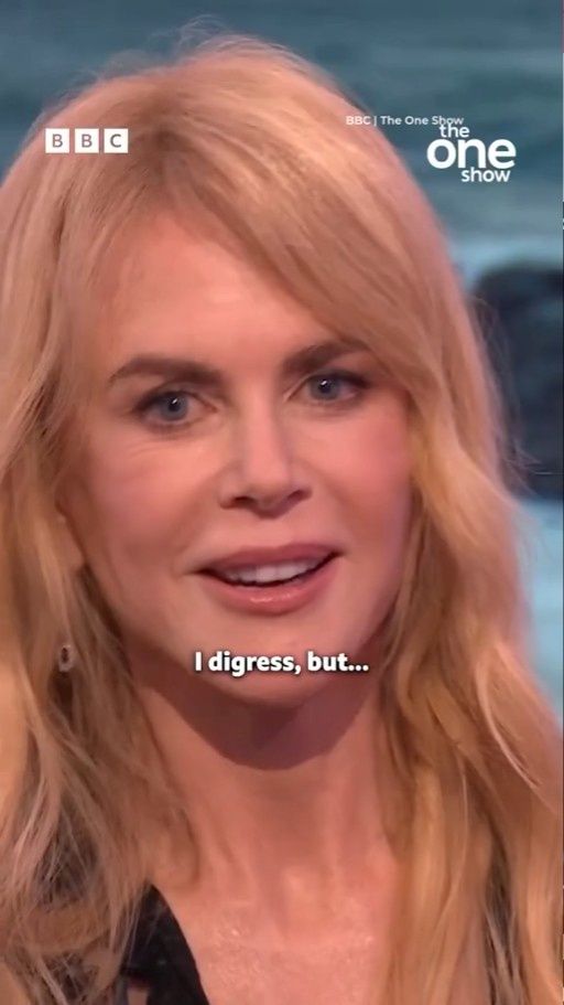 Nicole Kidman w "The One Show"