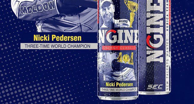 Nicki Pedersen ambasadorem napoju energetycznego N’Gine