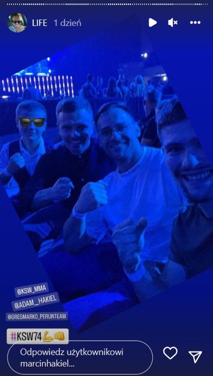 Marcin Hakiel na gali MMA