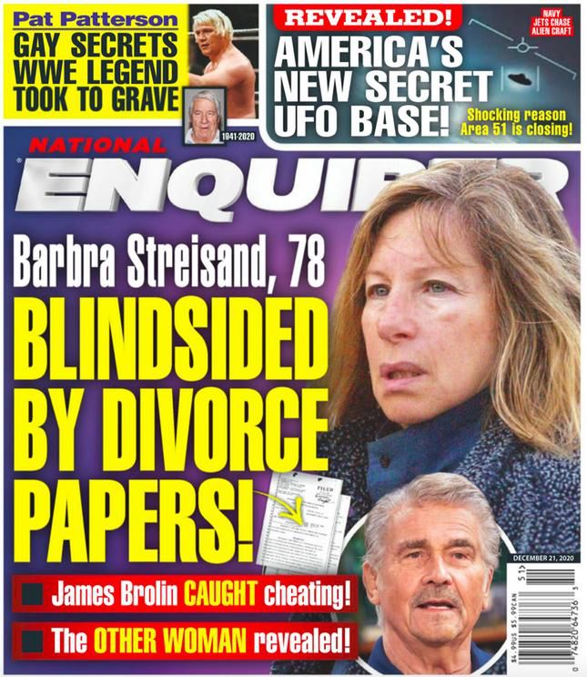 Barbra Streisand znalazła papiery rozwodowe męża