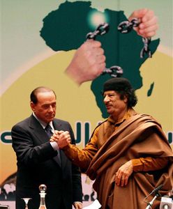 Berlusconi i Kadafi obiecali sobie "wieczną przyjaźń"