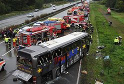 Zmarła kobieta ranna w katastrofie autobusu w Niemczech