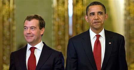Obama w lustrzanych korytarzach Kremla
